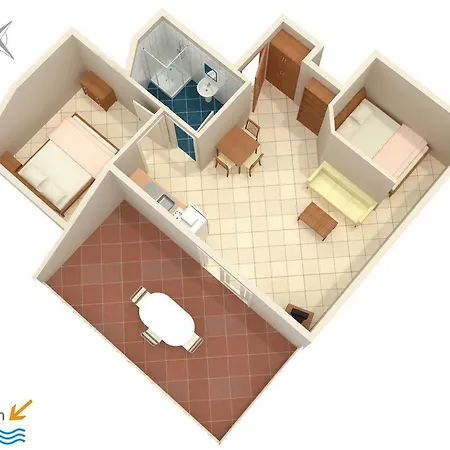 Studio 9702a Appartement Rovinj